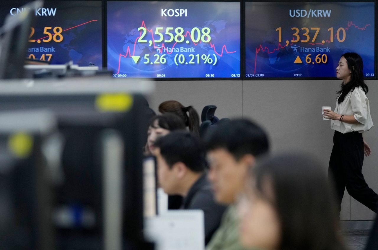 Asian markets are mostly lower as oil prices push higher