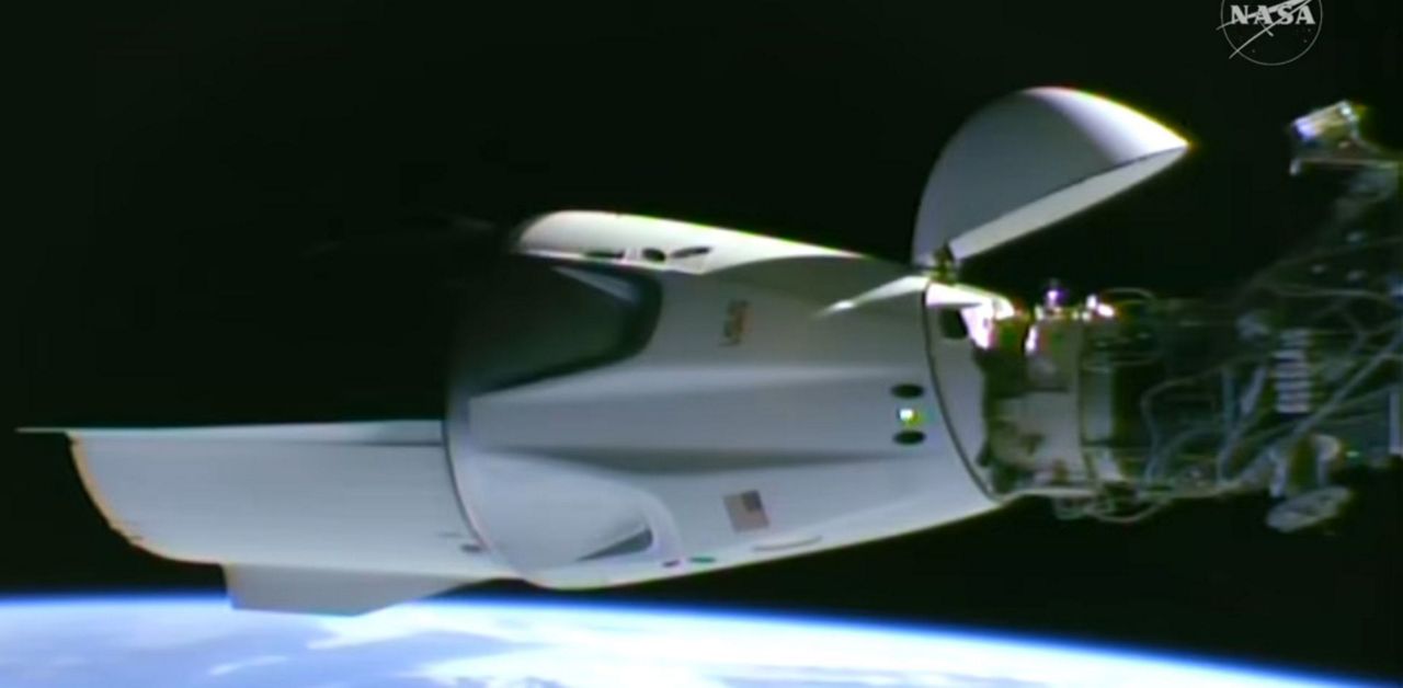 Four astronauts return to Earth after eight months in space
