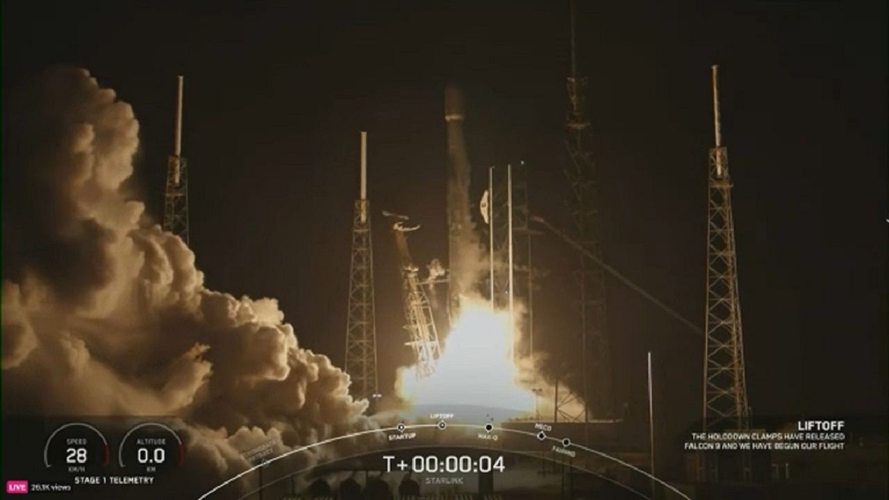 SpaceX’s Falcon 9 rocket sent up Starlink 8-9 mission from Space Launch Complex 40 at Cape Canaveral Space Force Station on Wednesday, July 03, 2024. (SpaceX)