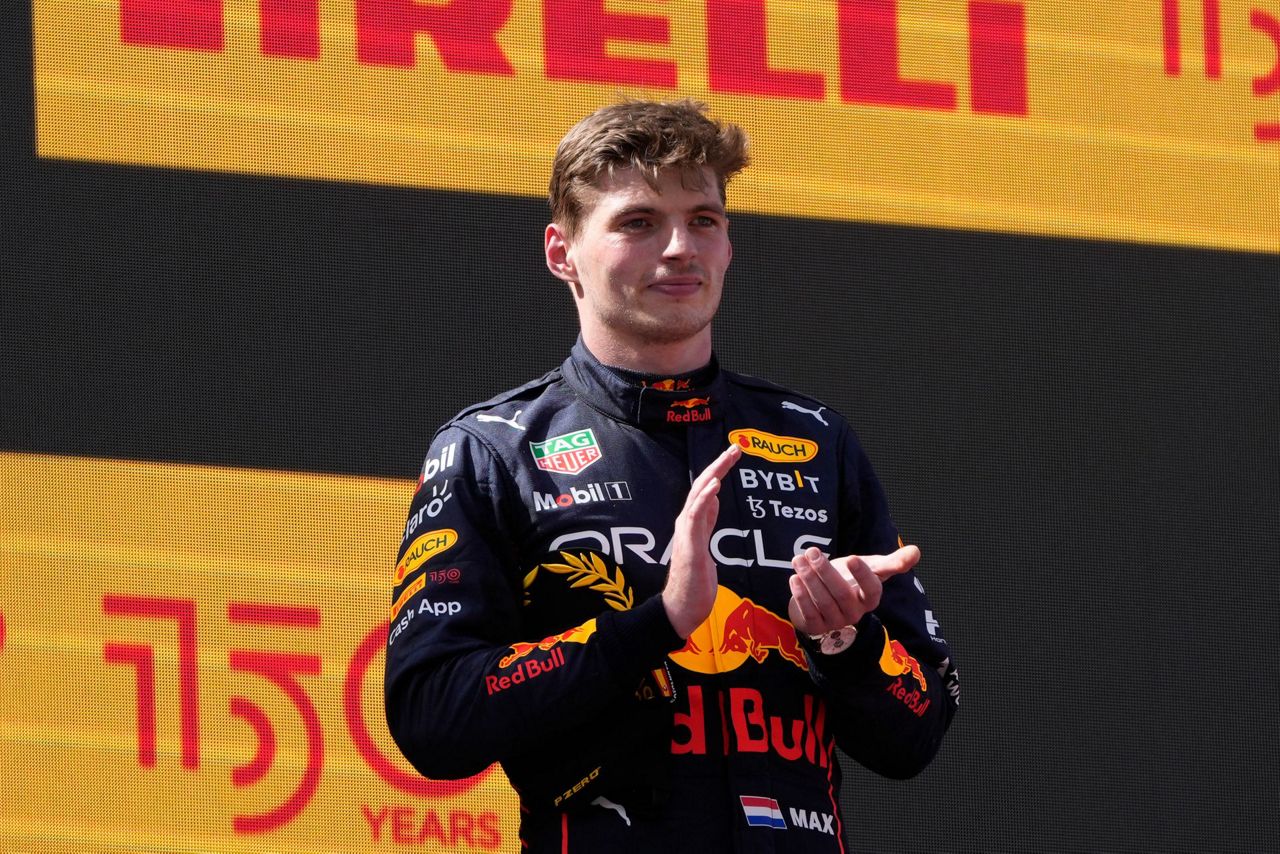 Verstappen Leads Red Bull 1-2 In Spain, Leclerc Abandons