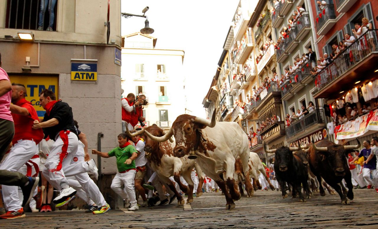 1 goring, 3 others injured in Spain's running of the bulls