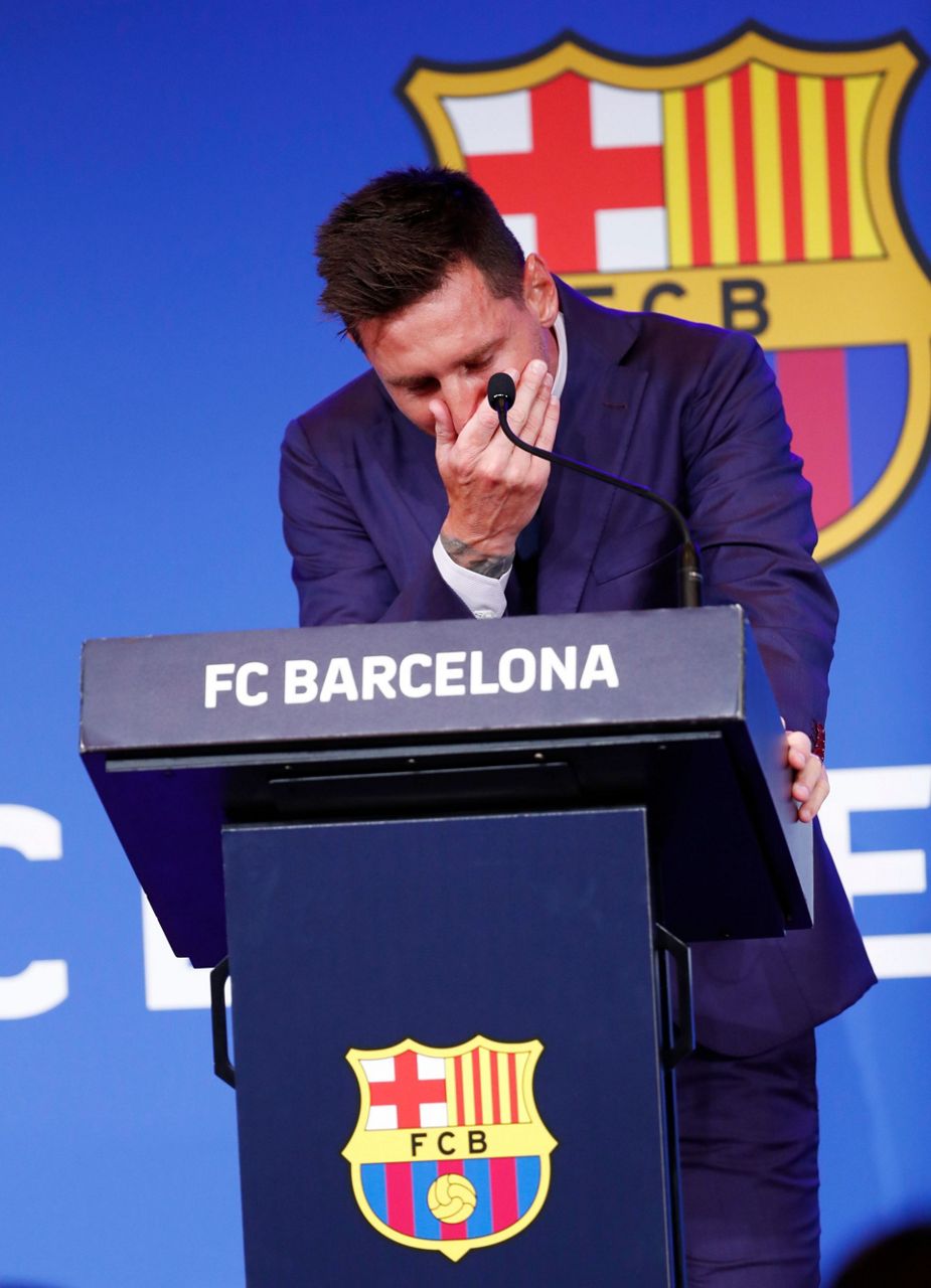 Emotional Messi Says He Wasnt Prepared To Leave Barcelona 5601