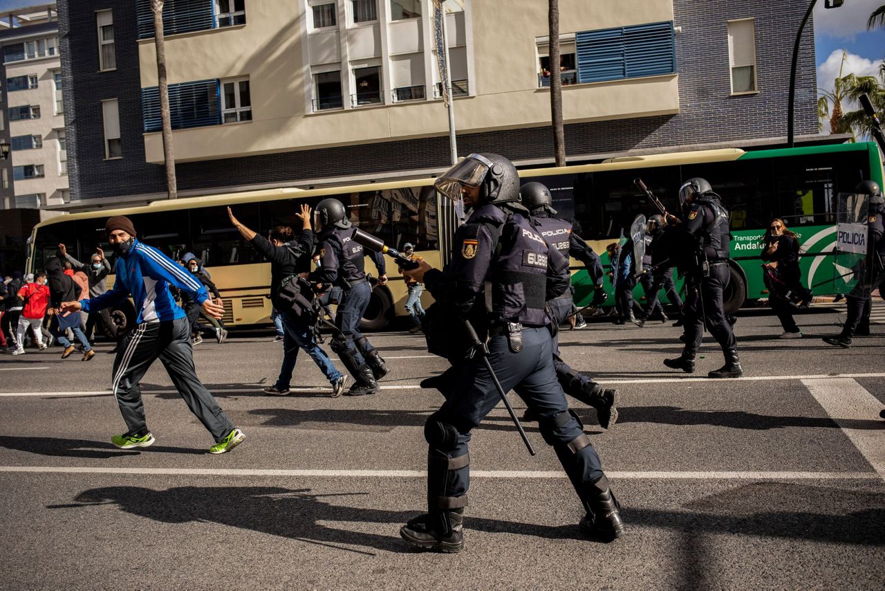 Right police. Anti Riot.