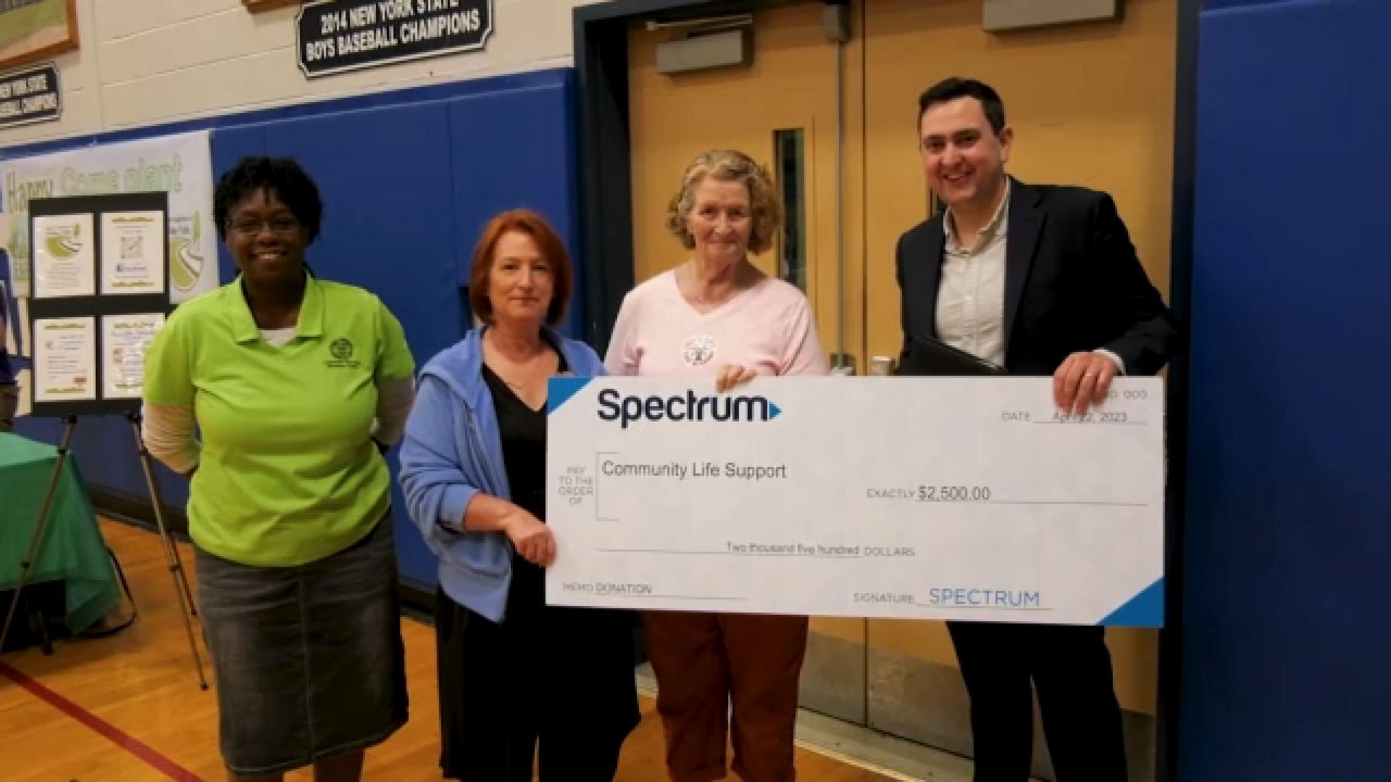 Spectrum Donates $2,500 To Community Life Support