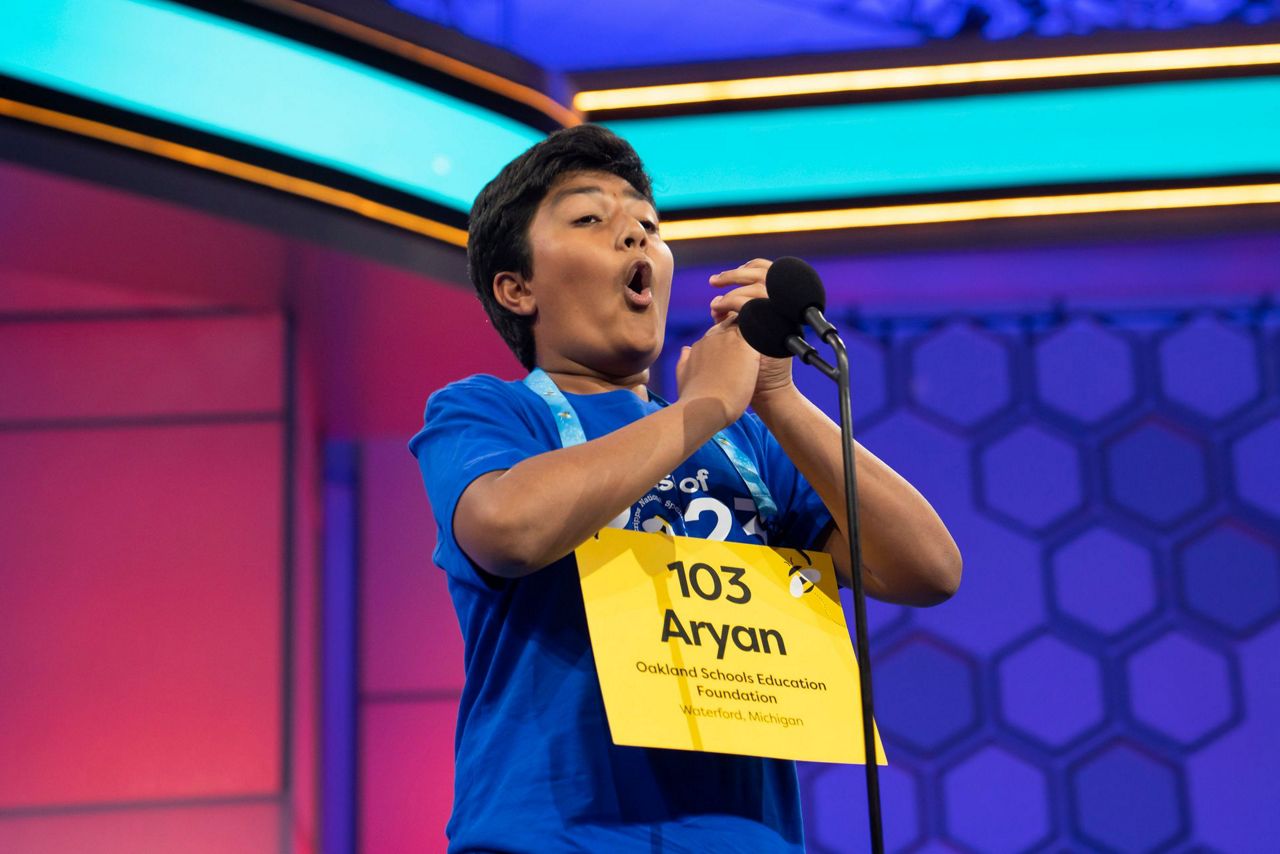 Scripps National Spelling Bee finalists flex their knowledge quietly
