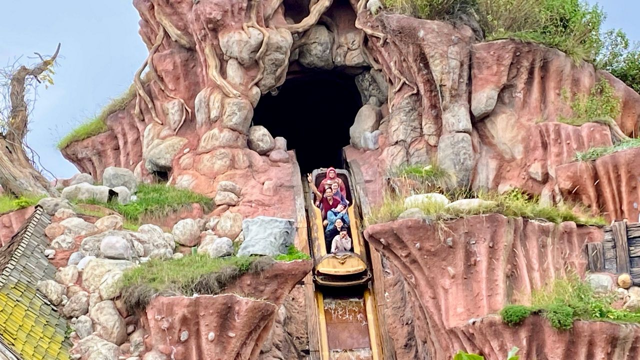 Pictured here is Splash Mountain at Disneyland. (Spectrum News/Joseph Pimentel)