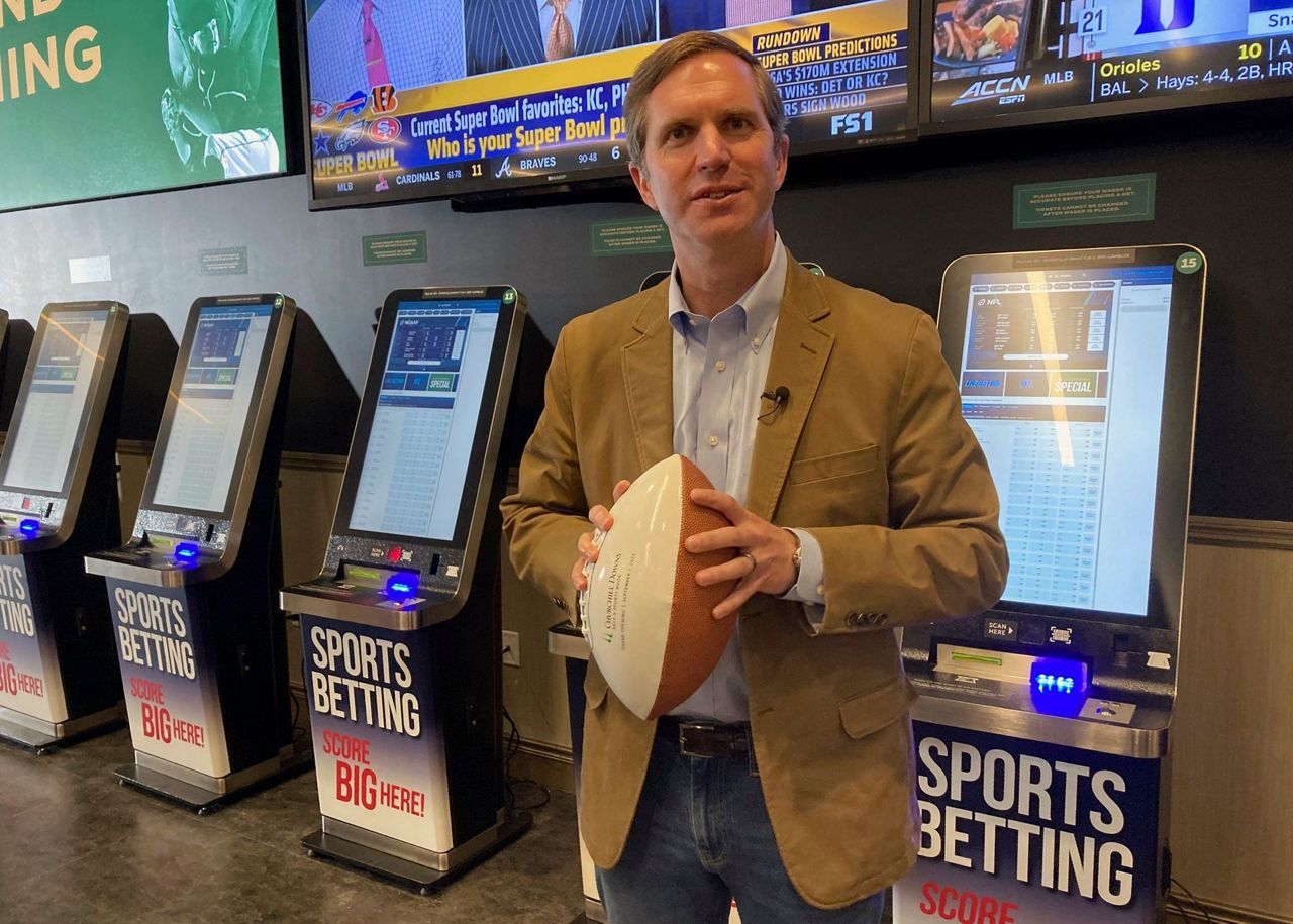 Legal sports betting opens to fanfare in Kentucky; governor makes the