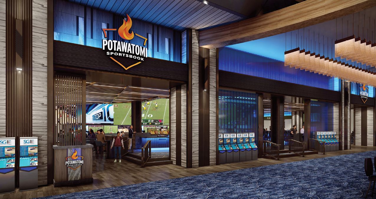 Construction begins on Potawatomi Casino Hotel’s permanent sportsbook