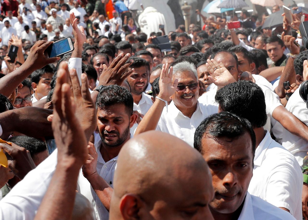 Gotabaya Rajapaksa sworn in as Sri Lanka’s new president