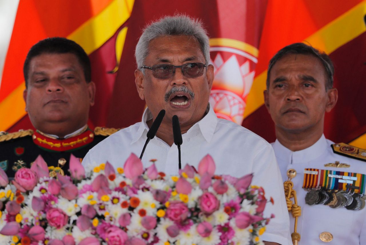 Gotabaya Rajapaksa sworn in as Sri Lanka’s new president