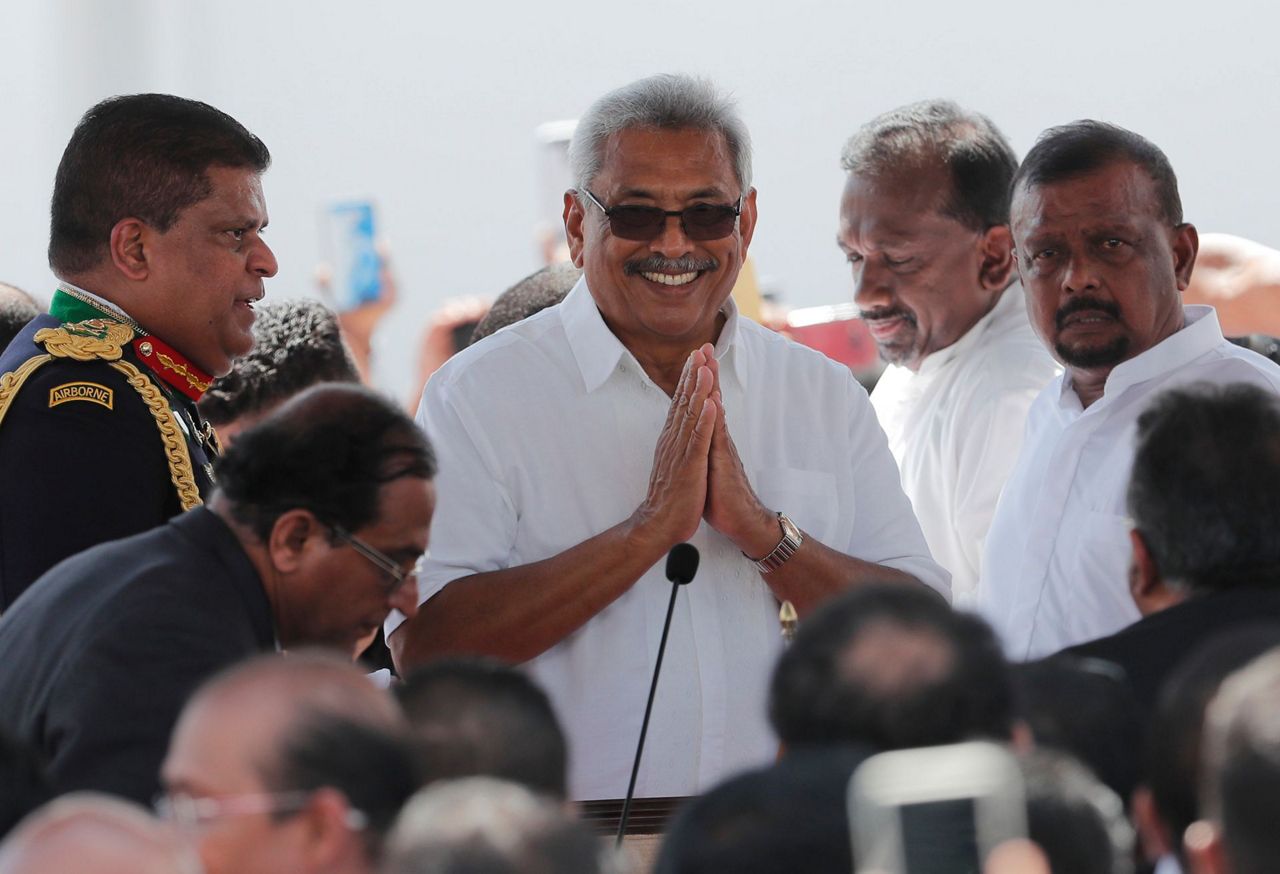 Gotabaya Rajapaksa sworn in as Sri Lanka’s new president