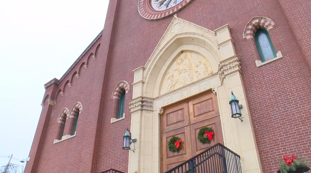 Blackstone Valley Emergency Shelters operates a nighttime shelter at St. Patrick's church in Whitinsville. (Spectrum News 1/Meghan Parsons)