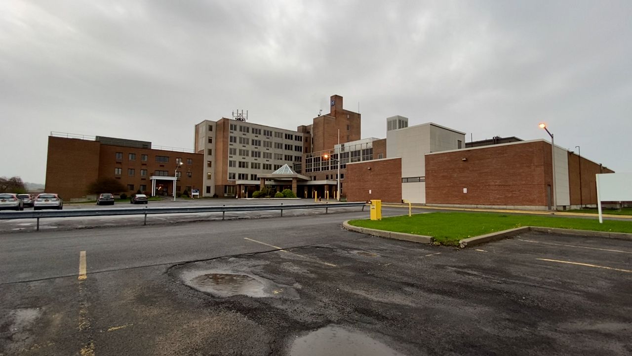 A look at the former St. Luke's medical campus. The campus was an operating hospital less than a year ago, before the Wynn Hospital opened in downtown Utica. (Melissa Krull/Spectrum News)