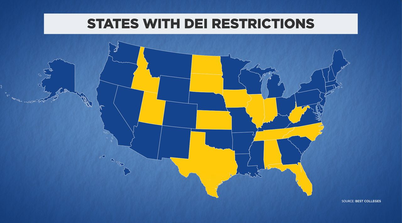 states with DEI restrictions