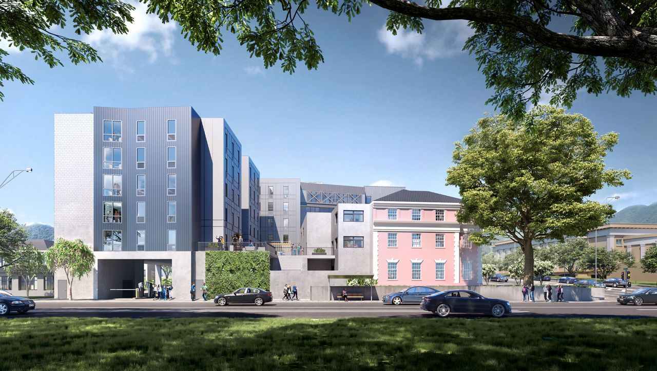 A rendering of the RISE dormitory. (Photo courtesy of Hunt Companies)