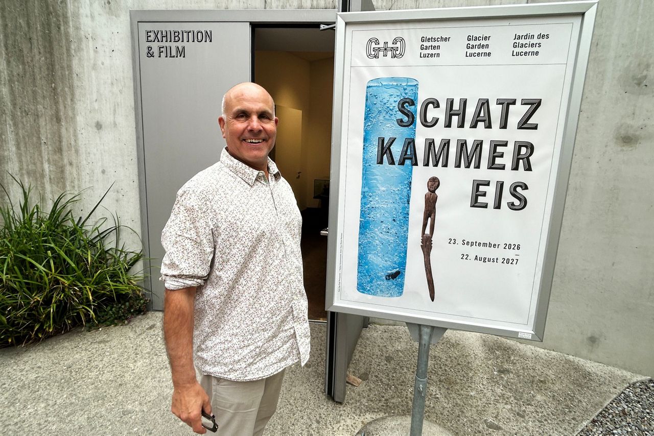 A 'Treasury of Ice' goes on show, revealing relics as Swiss glaciers ...