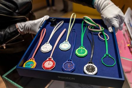 A new Swatch model is introduced, and a case study in overexcited