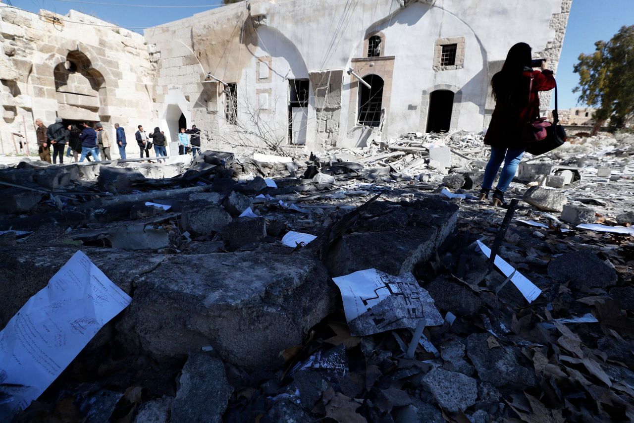 Syrian state media: Israeli airstrikes kill 5 in Damascus