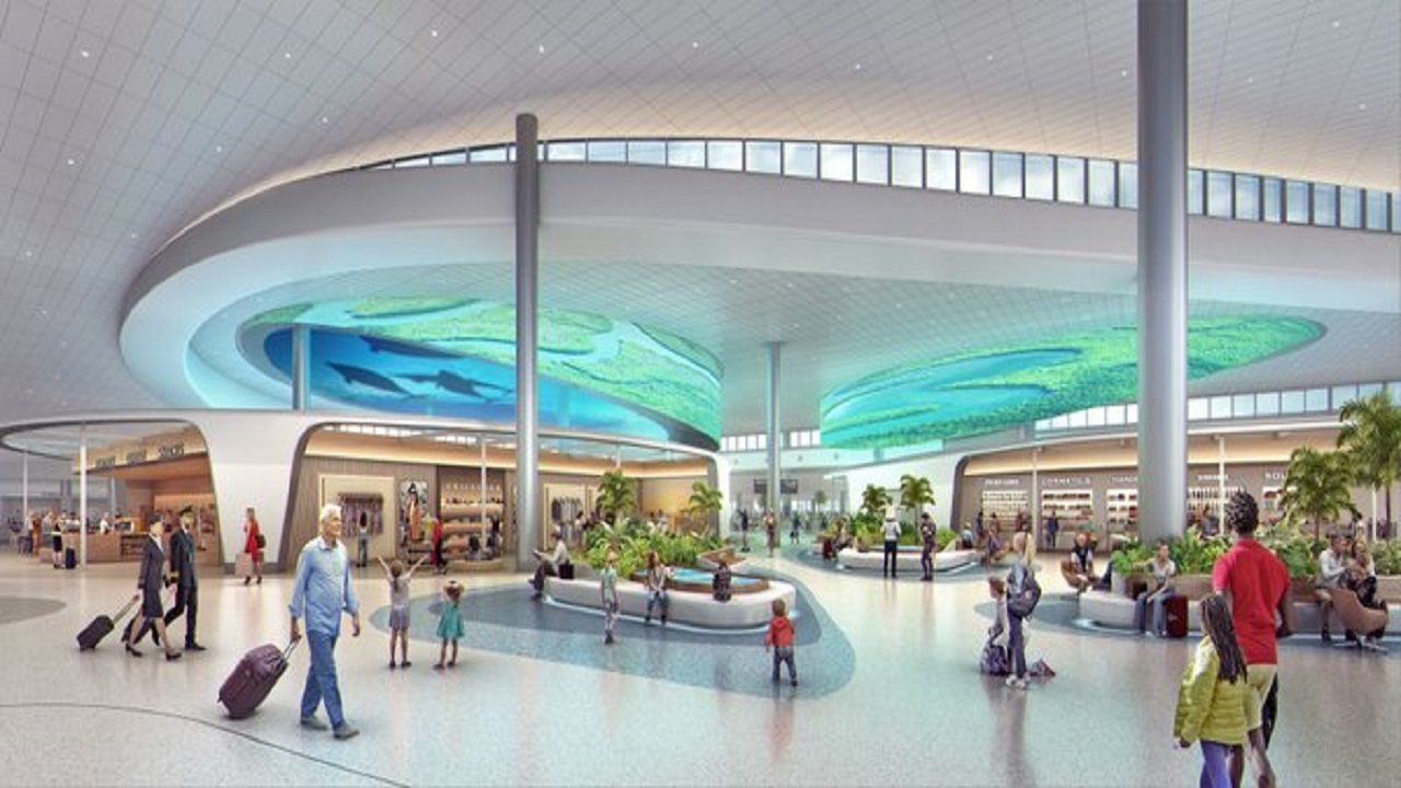 Airside D has a preliminary cost of $1.5 billion and is scheduled to open to the public in late 2028. (TPA rendering)