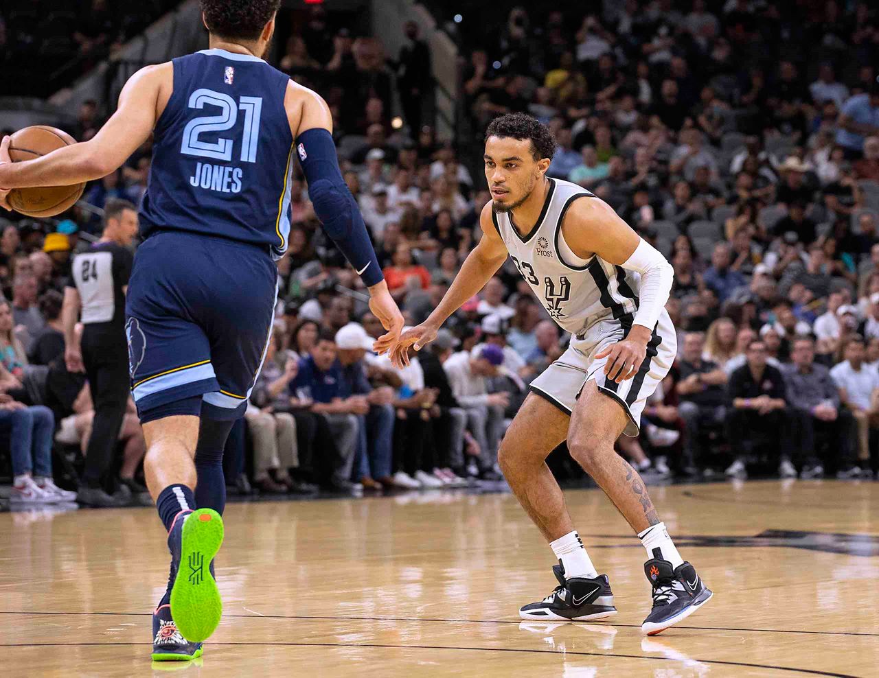 1-on-1 with Spurs guard Tre Jones