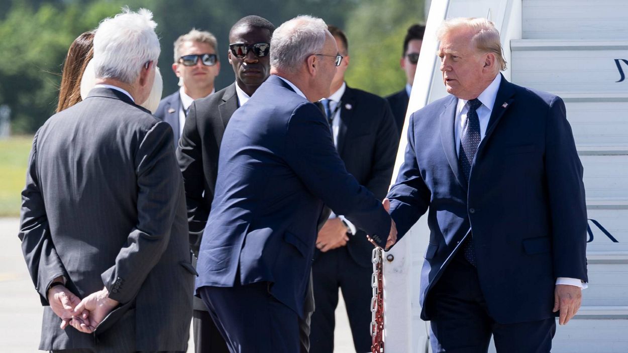 Trump arrives at G7 summit in France