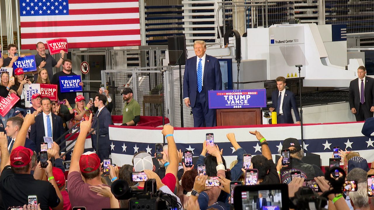 Trump makes first campaign stop in Dane County