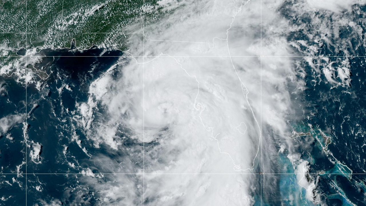 Satellite image of Debby (NOAA)