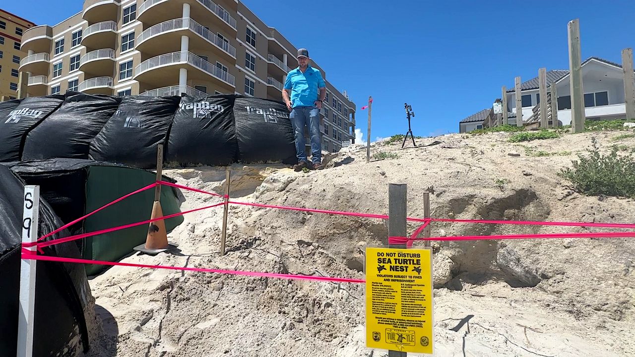 Turtle nesting season causes delay for Volusia construction