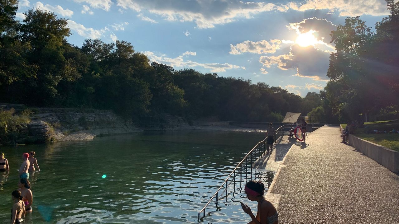 Barton Springs pool. (Spectrum News 1)