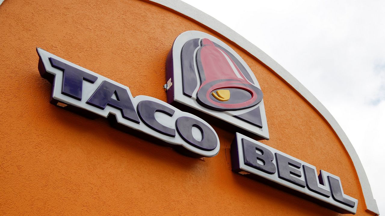 A sign hangs at a Taco Bell on May 23, 2014, in Mount Lebanon, Pa. (AP Photo/Gene J. Puskar)