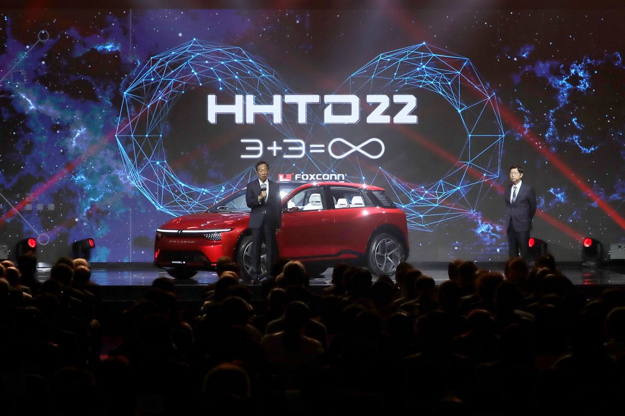 Smartphone maker Foxconn unveils EV for Taiwan brand Yulon