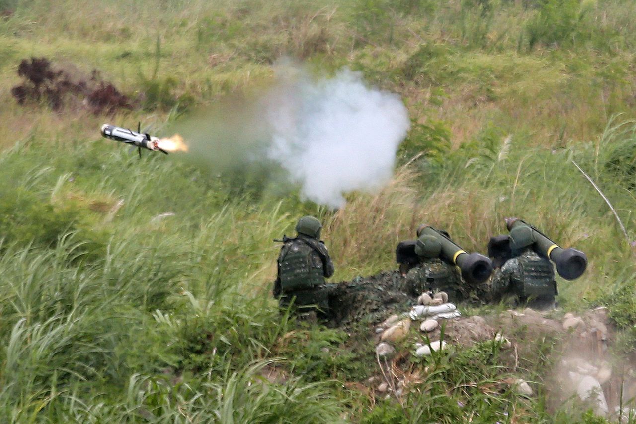 Taiwan holds military drills against potential China threat
