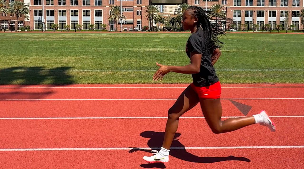 Tampa Prep freshman Cai Culpepper has broken several school records. (Spectrum News)