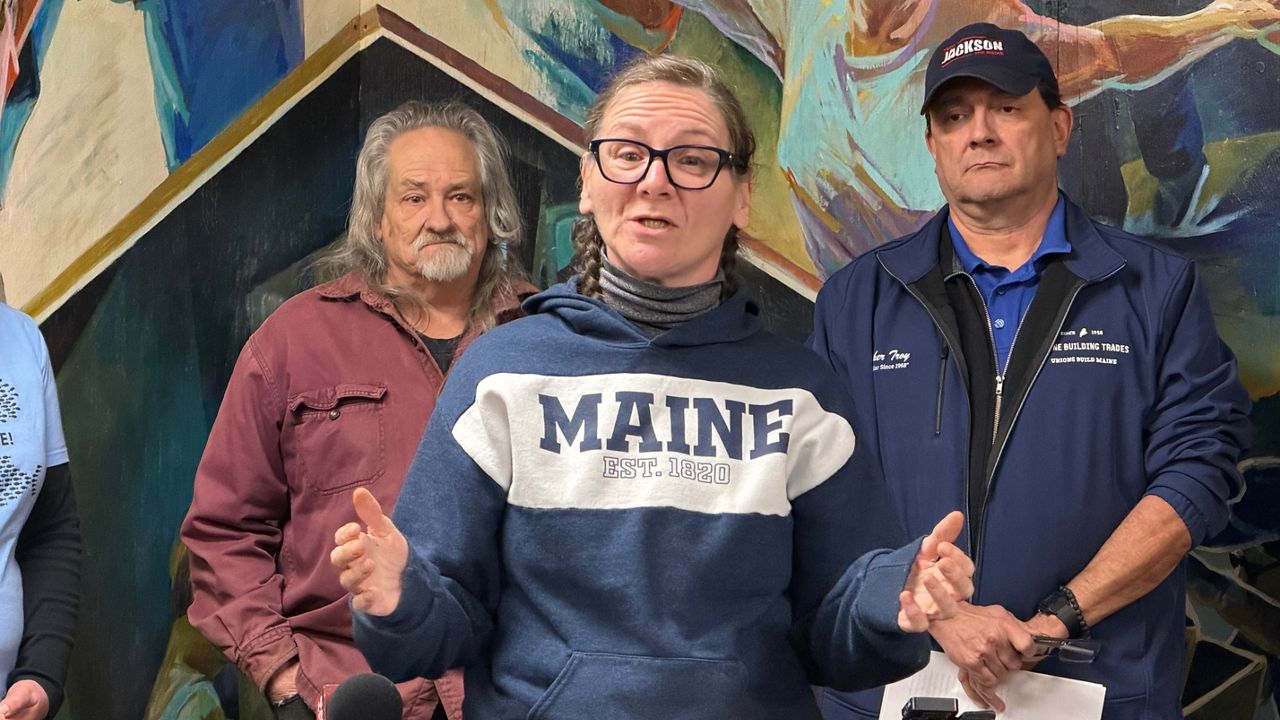 Tanya Dwyer lives in the Hidden Circle mobile home park and is hoping she and other residents will be able to purchase the property. (Spectrum News/Susan Cover)