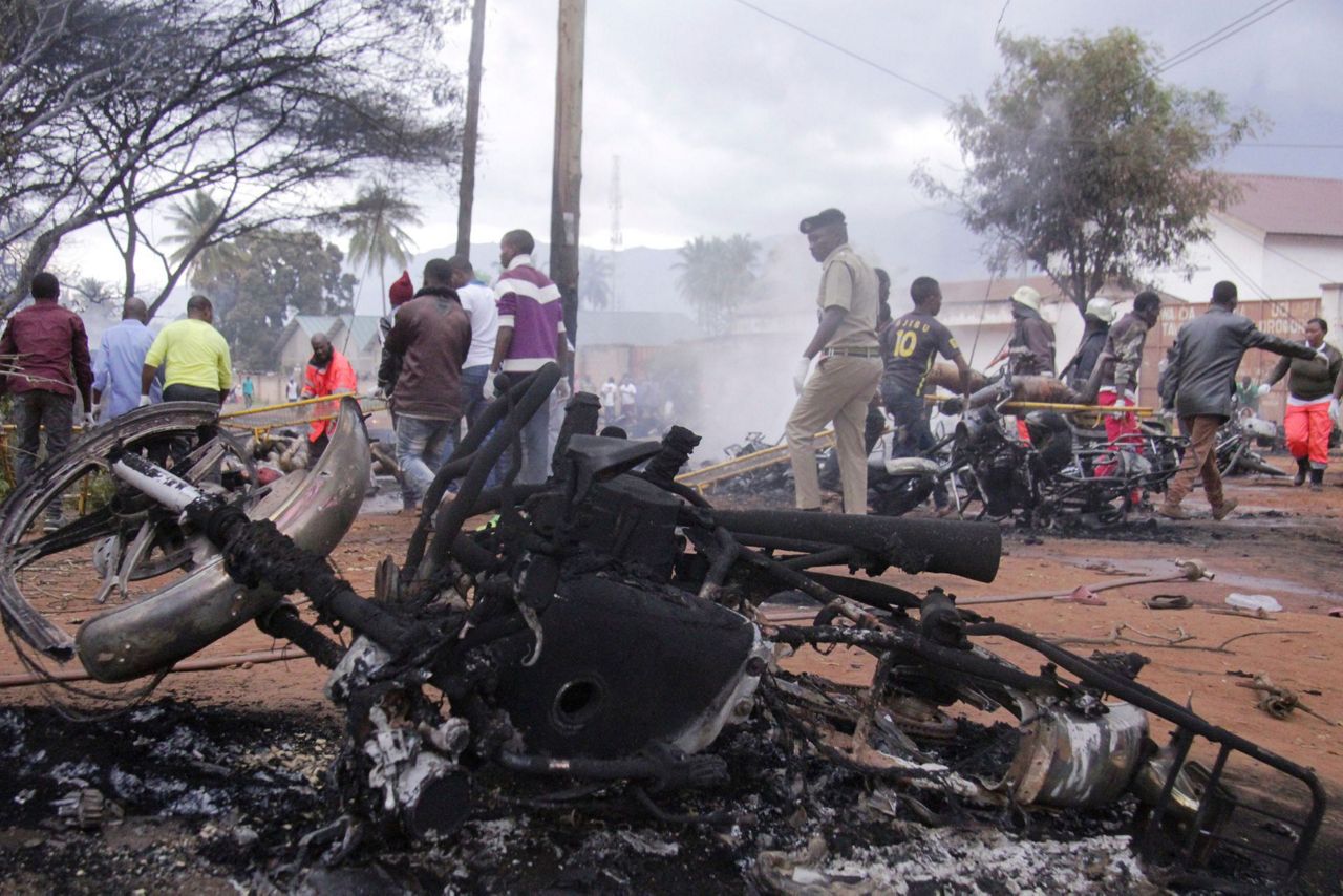 Police says 57 killed in Tanzania fuel tanker explosion