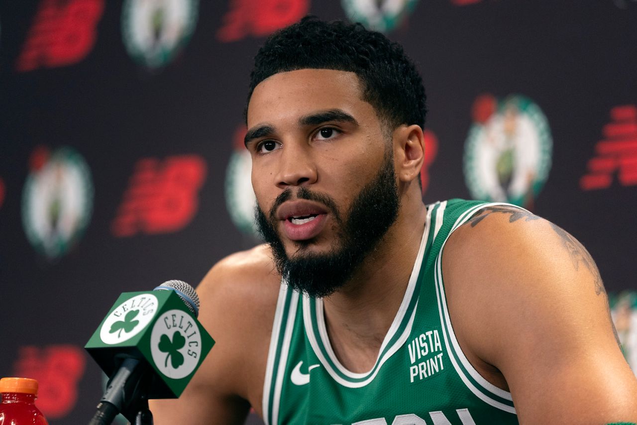 Celtics Star Jayson Tatum Reacts Nervously To Hilarious New Nickname 