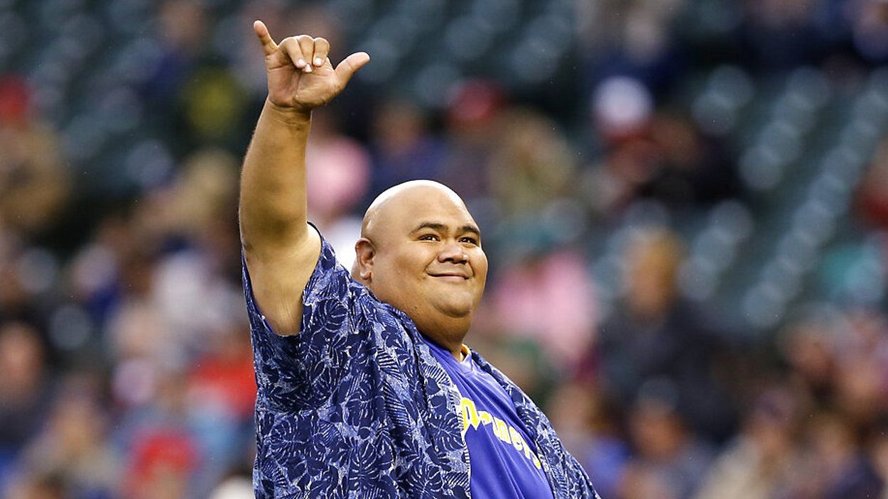 Actor Taylor Wily, of Hawaii Five-0; Wily is also known as Teila Tuli. (AP Photo/Elaine Thompson)