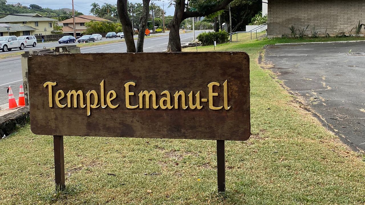 Temple Emanu-El. (Spectrum News/Michelle Broder Van Dyke)