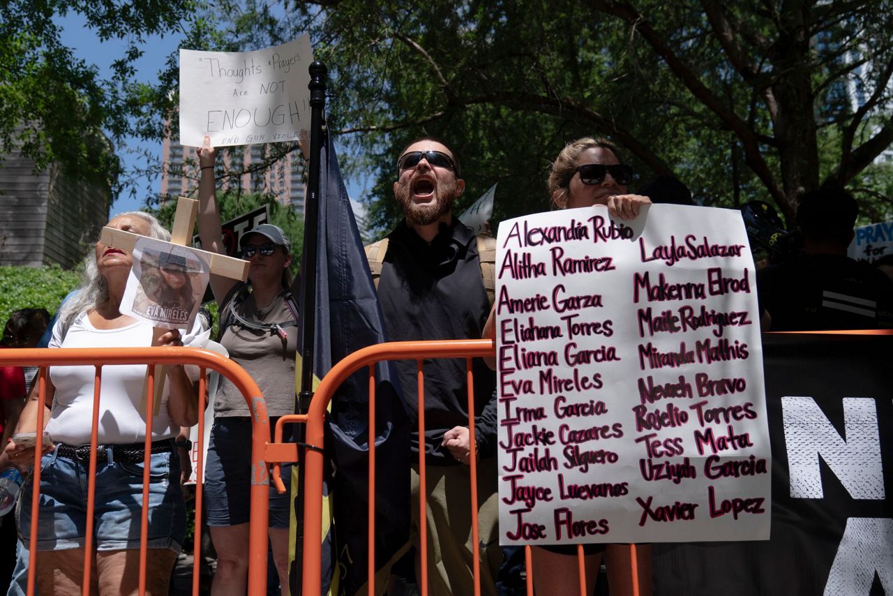 NRA opens gun convention in Texas after school massacre