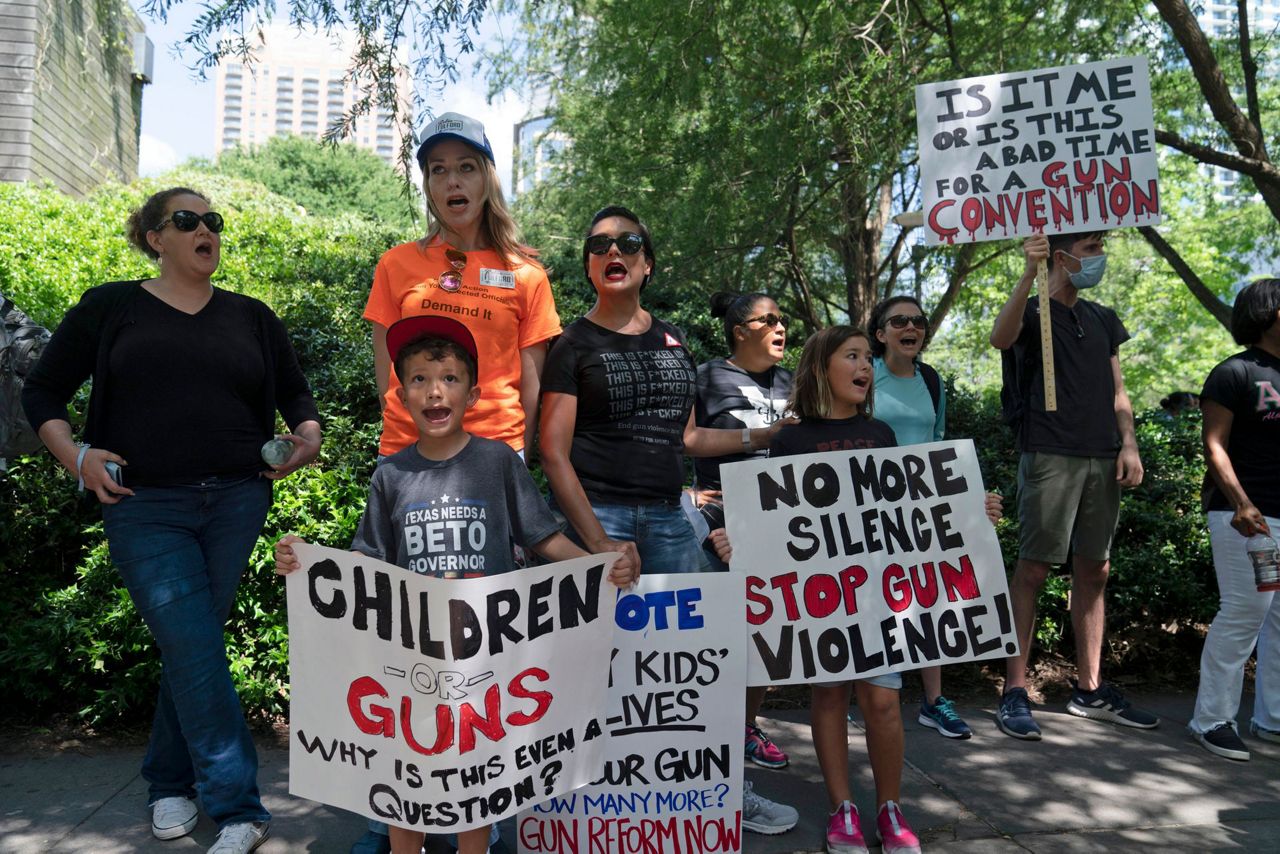NRA opens gun convention in Texas after school massacre