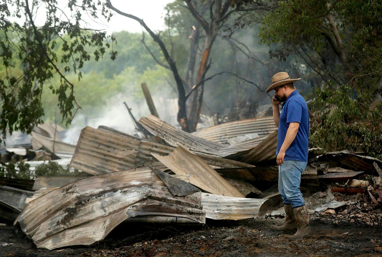 Train cars carrying ethanol catch fire in Texas derailment