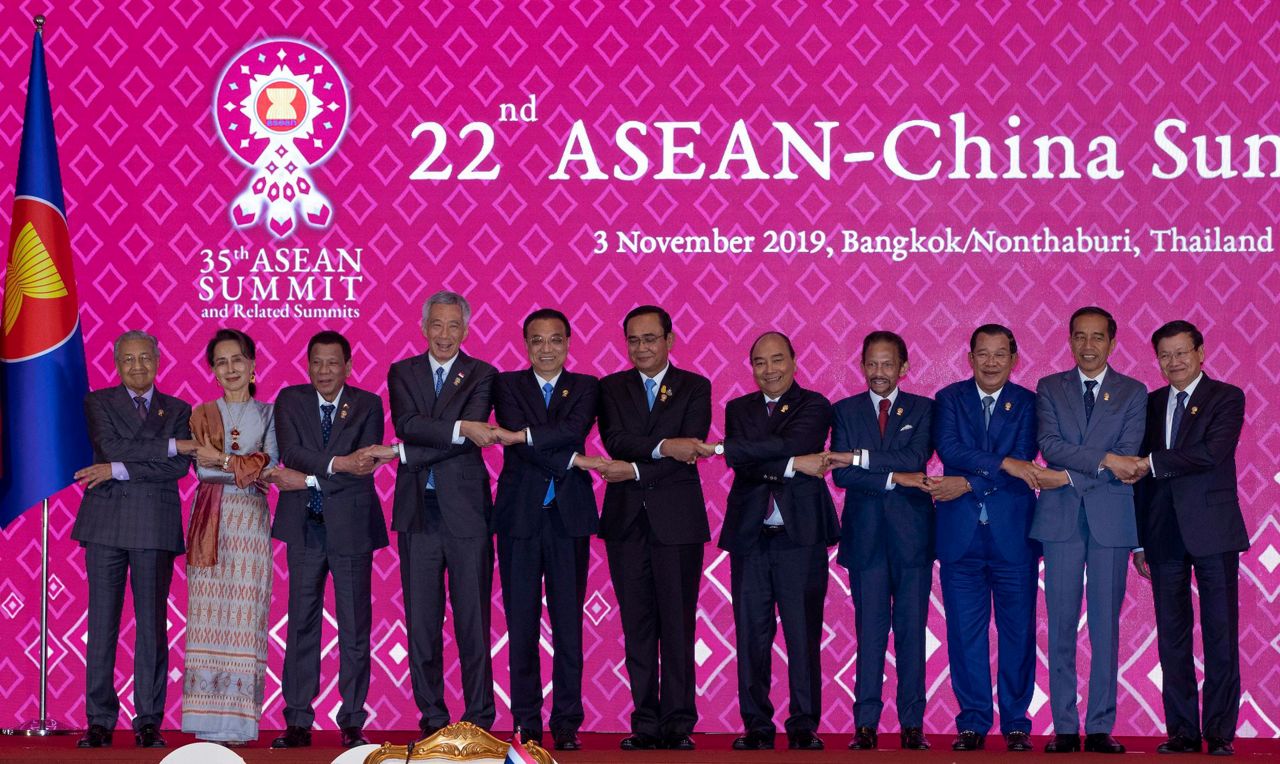 Trump absent, ASEAN charts path for trade bloc led by China