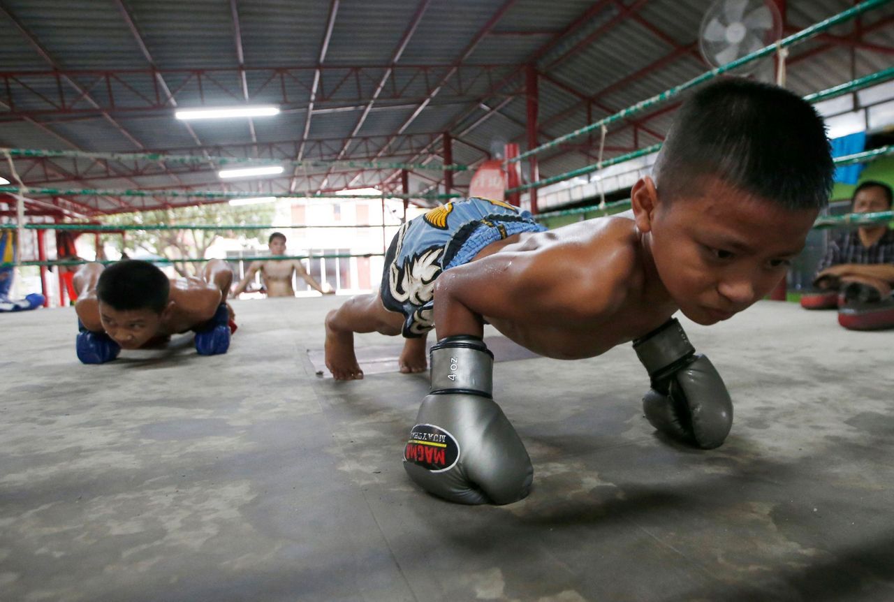 AP PHOTOS: The controversial world of Thai child kickboxing