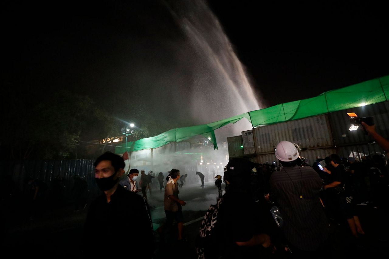 Thai Police Use Tear Gas Rubber Bullets To Break Up Protest