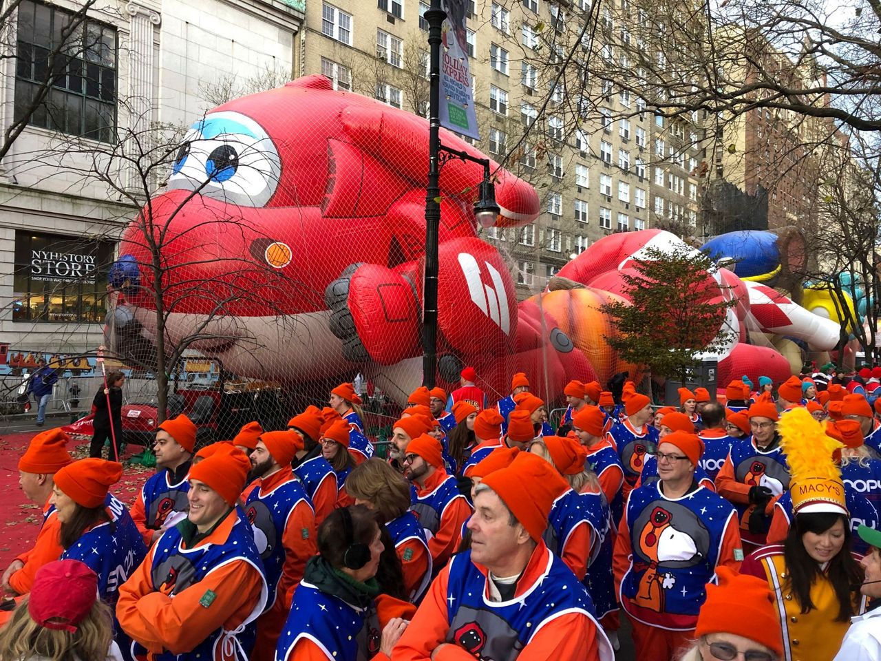 How high will balloons fly at NYC Thanksgiving parade?