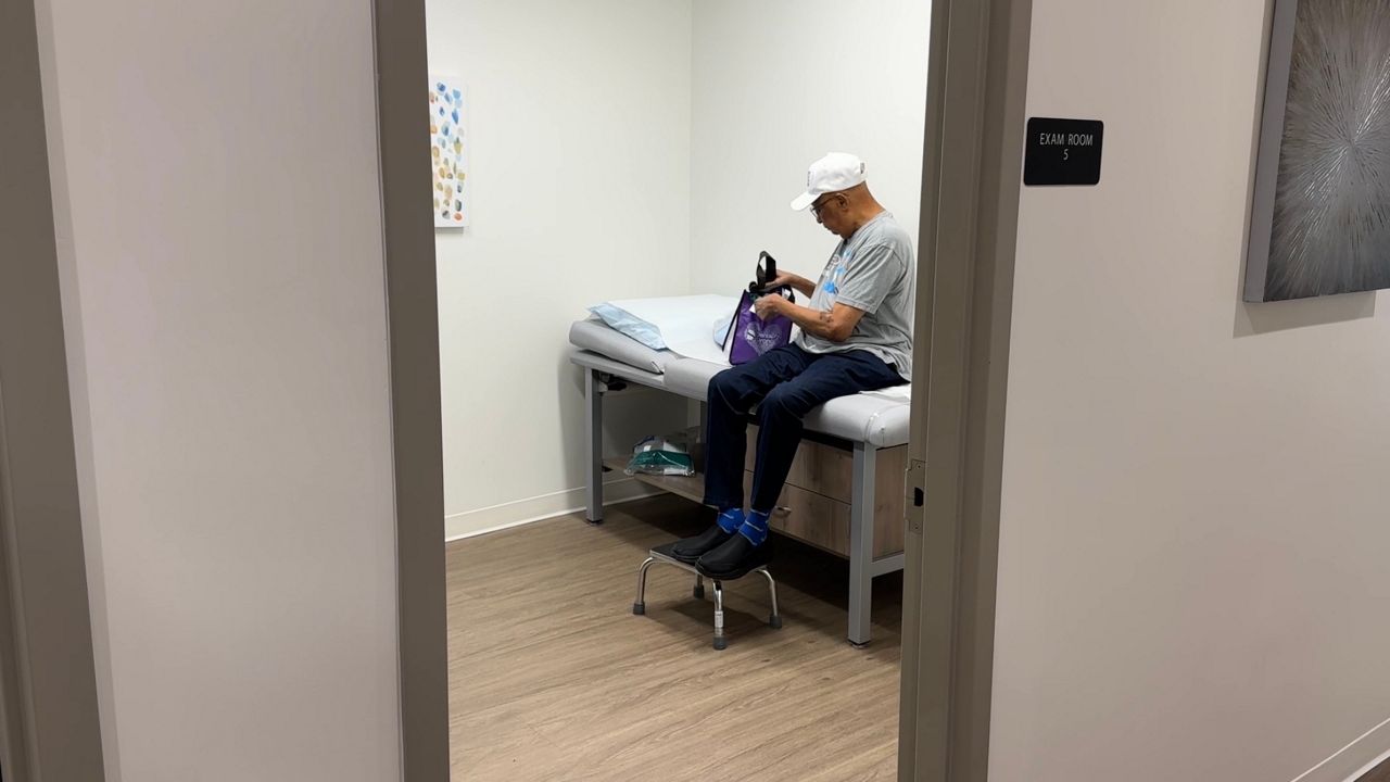 Thomas Clark in a Charlotte oncology exam room