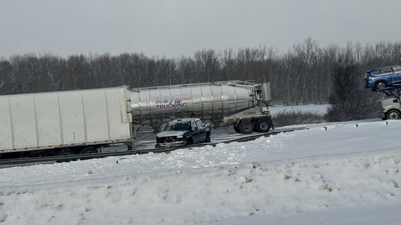 Thruway reopens after multi-vehicle crash on I-90 in Batavia