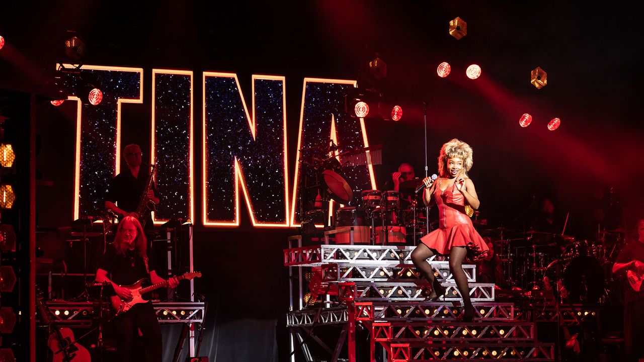 Parris Lewis performs "The Best" as Tina Turner in the North American touring production of "TINA- The Tina Turner Musical." The show is coming to The Fabulous Fox Nov. 14-26. (Photo by Matthew Murphy)