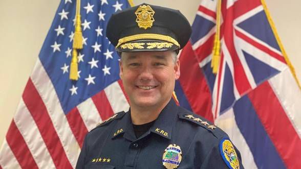 Kauai Police Department Chief Todd Raybuck announced his forthcoming retirement on Nov. 13. (County of Kauai)