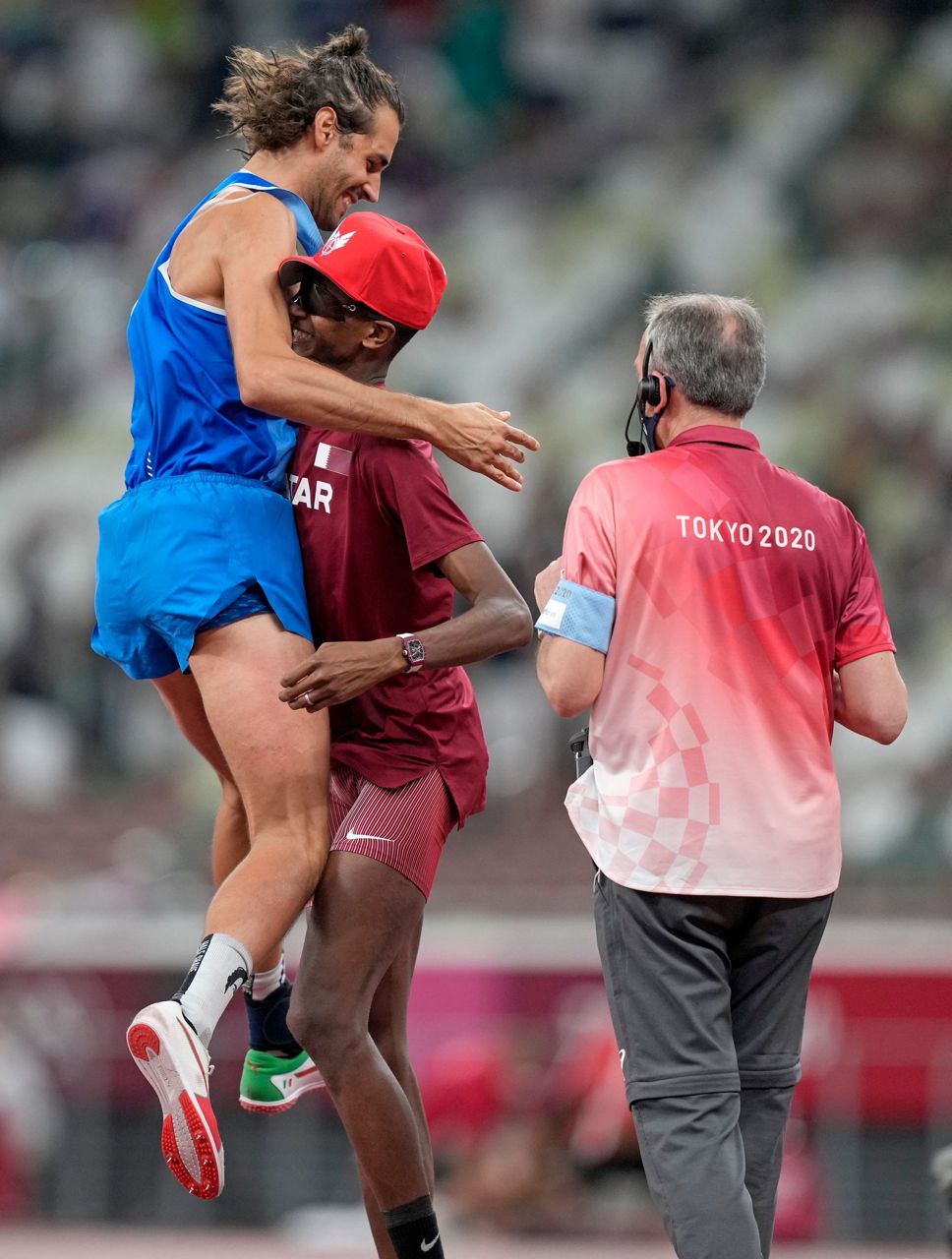 Settled: High-jump friends elect double gold over jump-off